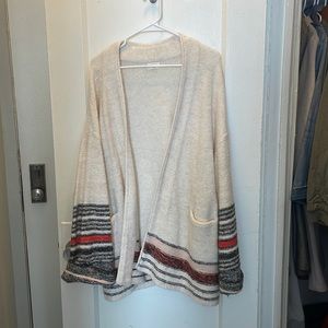 Oversized cable knit sweater